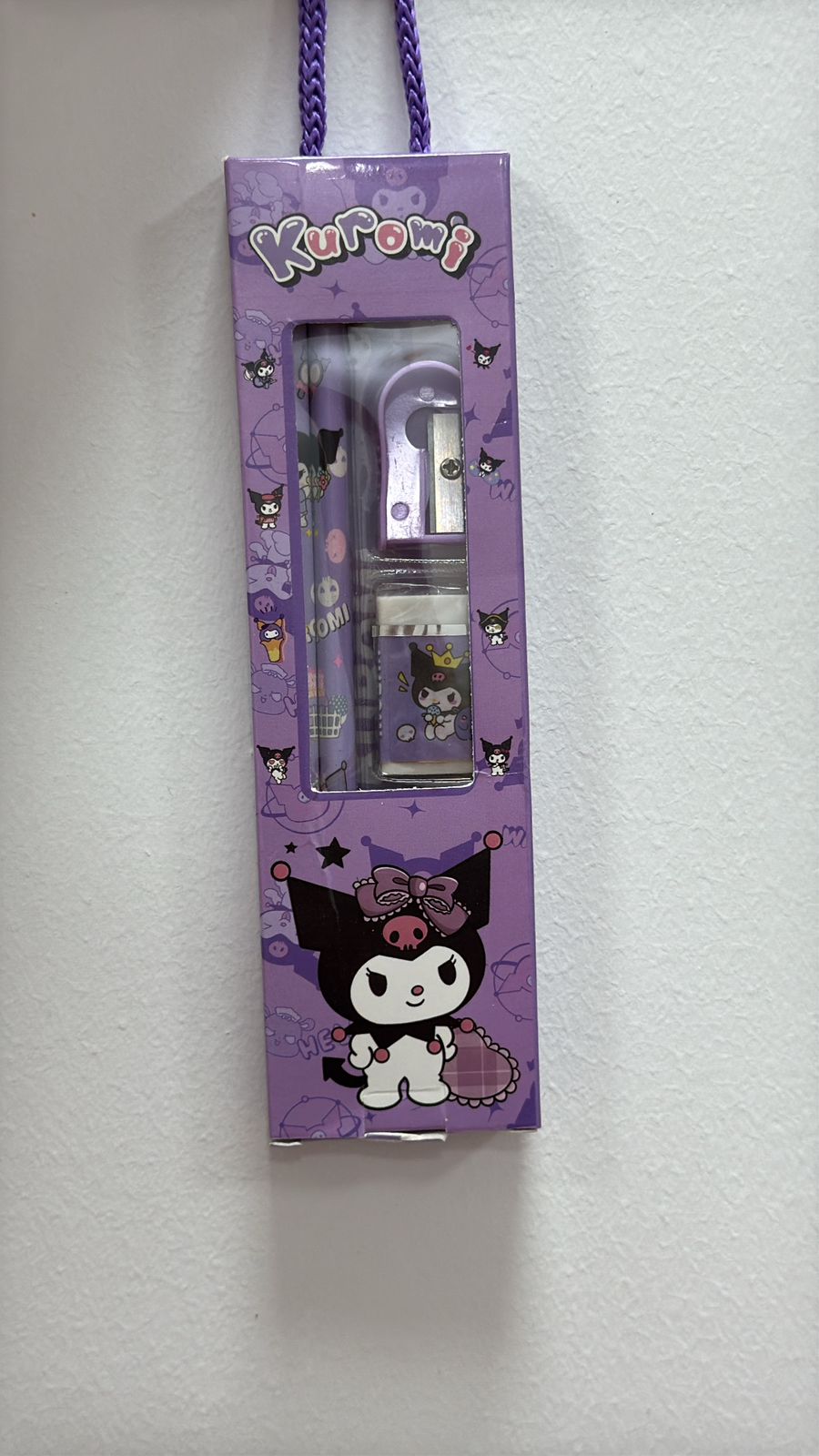  طقم أدوات مدرسية كياروومي - Kuromi Stationery Set👩🏻‍🏫🏫